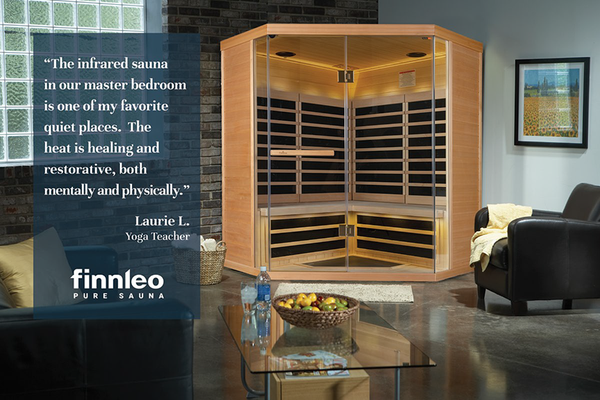 Infrared Sauna Testimonial (Laurie) Wall Graphic