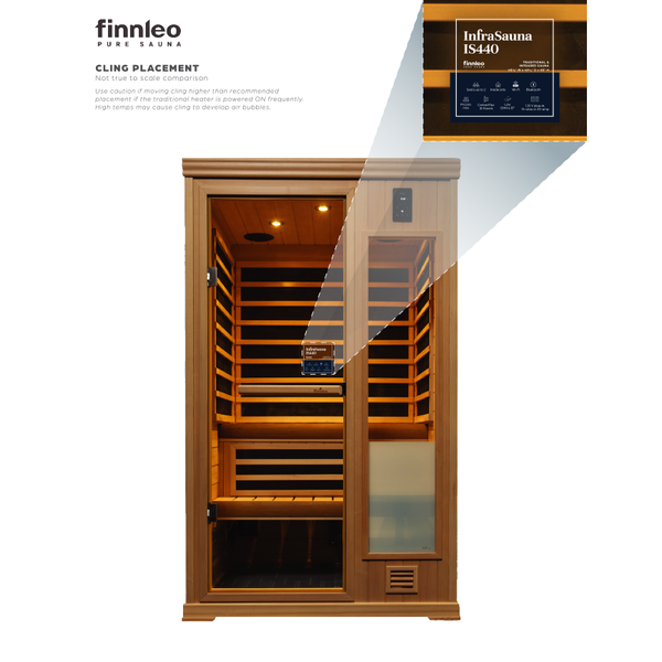 InfraSauna 440 Window Cling