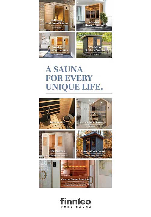 A Sauna for Every Unique Life Wall
