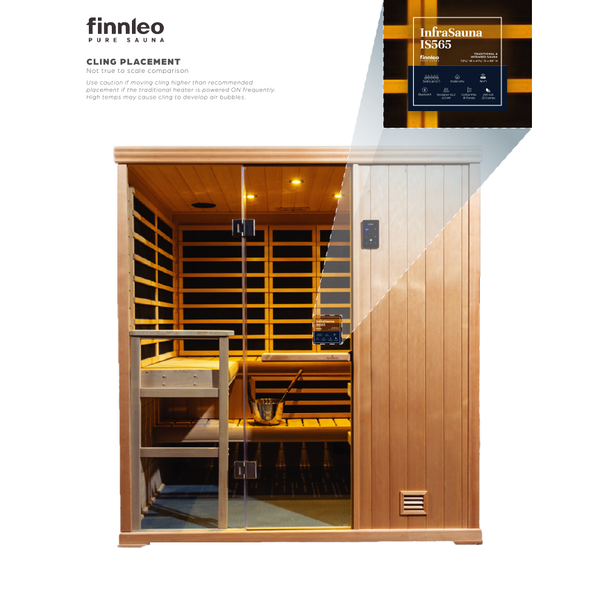 InfraSauna 565 Window Cling